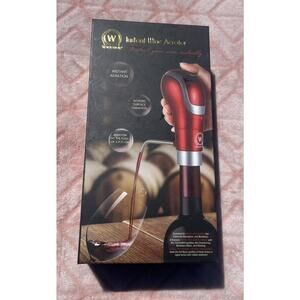 WAERATOR Electric Wine Aerator WA-A01-BK Black Instant Pourer Gadget Accessory